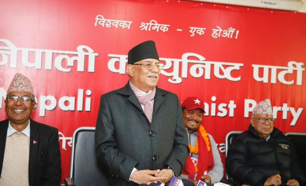 रवि, कुलमान र बालेनलक्षित प्रचण्डको टिप्पणी : देशै कब्जा गरेको भ्रम फैलाए