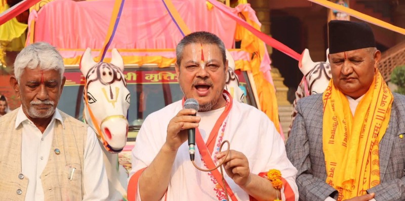 राष्ट्रव्यापी श्रीगजेन्द्रमोक्ष नारायण मुक्तिनाथ रथयात्रा सुरु