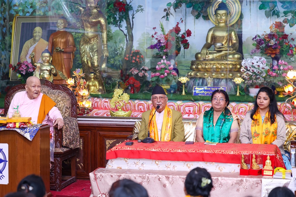 वर्तमान विश्वलाई पहिलेकोभन्दा बढी शान्ति चाहिएको छ : प्रधानमन्त्री ओली