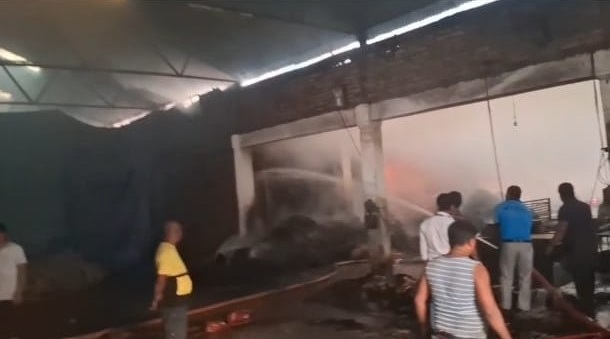 दुहबीको जुट मिलमा आगलागी