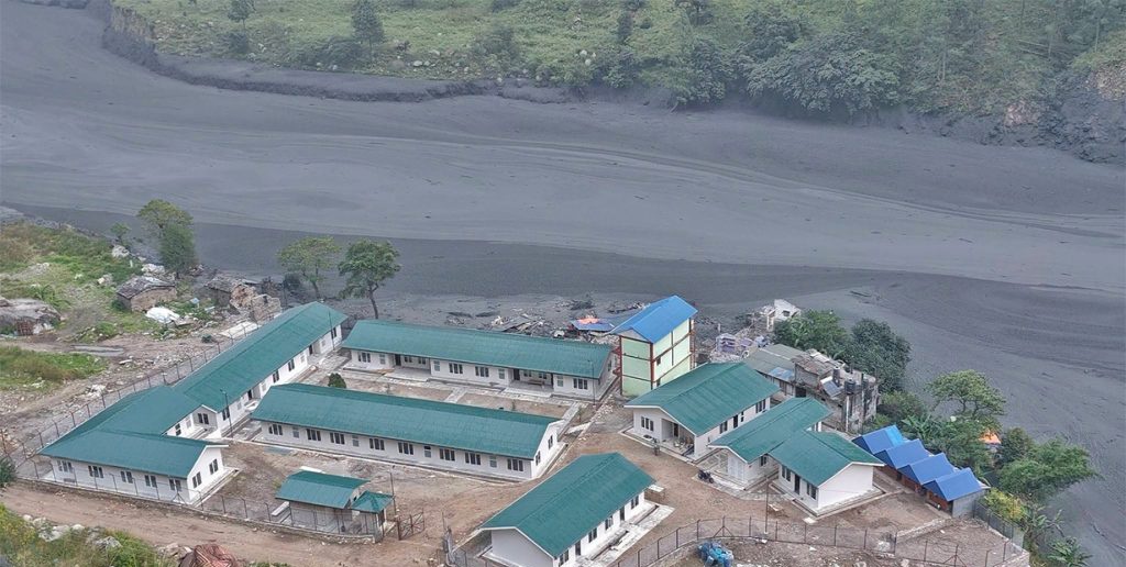बूढीगण्डकीमा बाढी, चुमनुब्रीका ३५ घर बगे