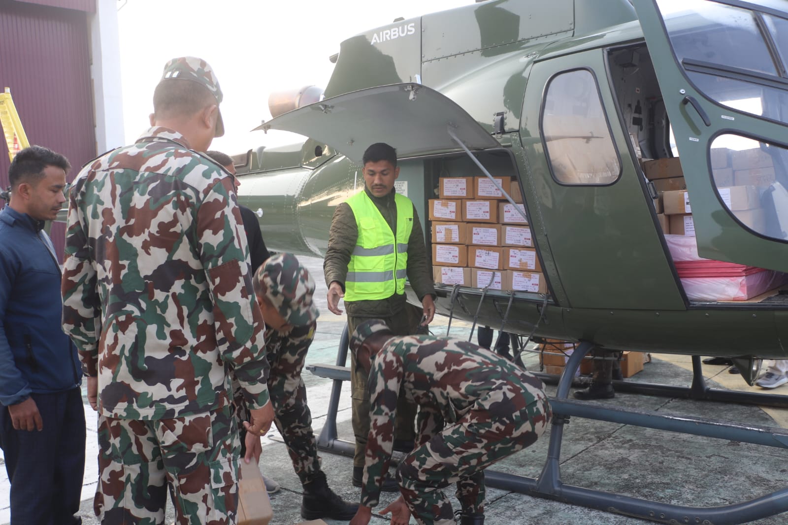 एकीकृत सुरक्षा योजनाअनुसार निर्वाचन सुरक्षा व्यवस्थापन गर्दै सेना