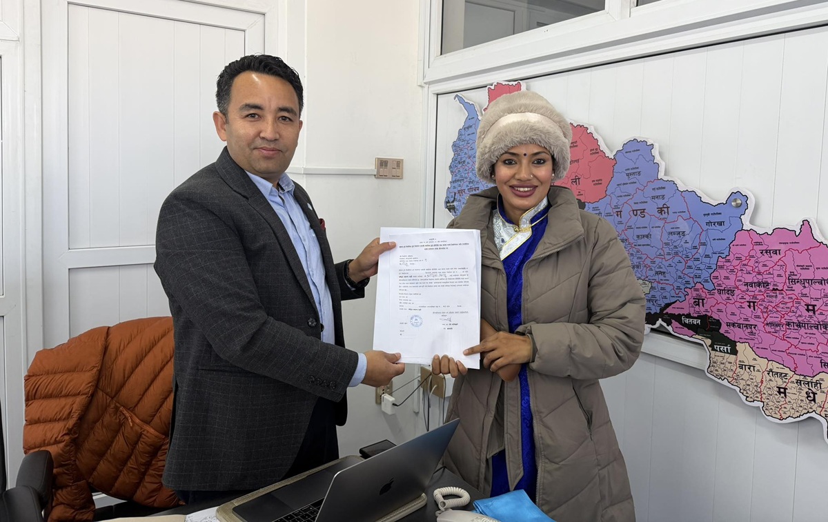 आशिका तामाङले रास्वपाबाट पाइन् टिकट, धादिङ-१ बाट चुनाव लड्ने