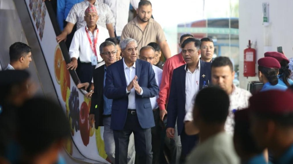 पूर्वप्रधानमन्त्री देउवा स्वदेश फिर्ता