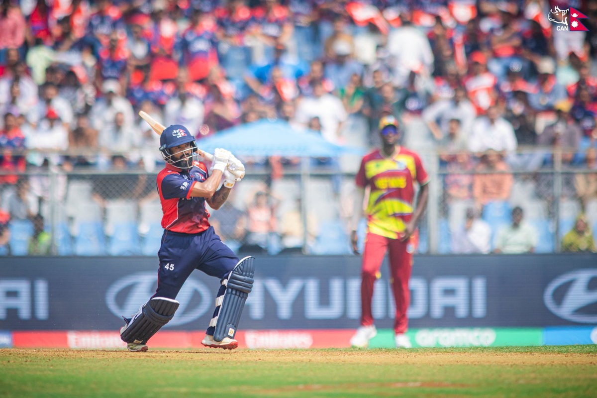 नेपालले वेस्ट इन्डिजलाई दियो १३४ रनको लक्ष्य, दीपेन्द्रको अर्धशतक