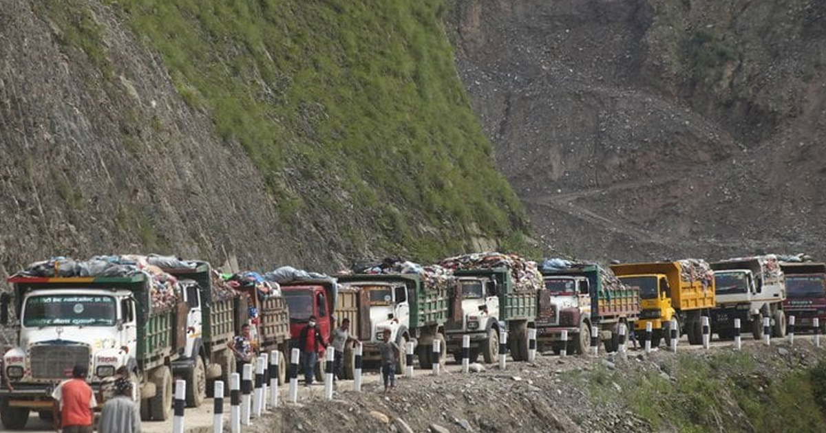 काठमाडौं उपत्यकाको फोहोर विसर्जनमा अवरोध
