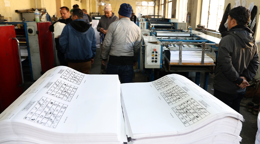 प्रतिनिधिसभा निर्वाचन : एक करोड ५७ लाख ७८ हजार मतपत्र छपाइ