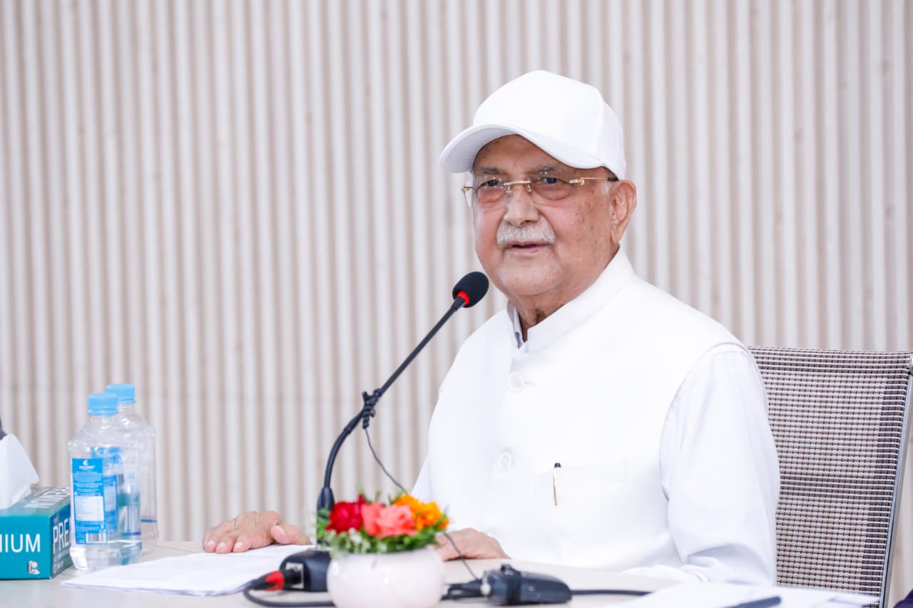 ओलीको आरोप- ‘वर्तमान सरकार हिंसा र तोडफोडको आधारमा बनेको हो’