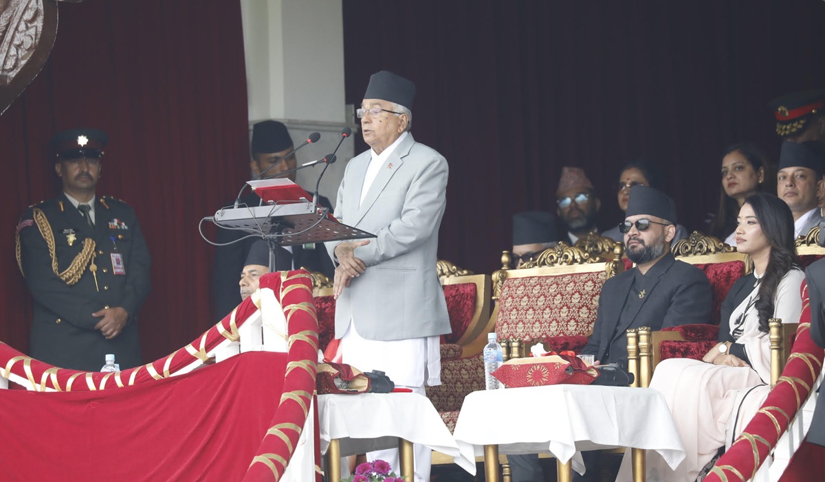 गणतन्त्र राष्ट्र निर्माणको एक महान प्रेरणा र अभिभारा हो : राष्ट्रपति पौडेल