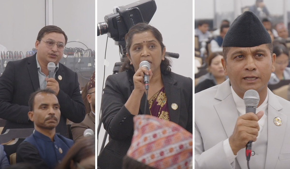 कामु प्रधानन्यायाधीशकाे आदेशप्रति रास्वपा सांसदको चुनौती- राजनीति गर्ने भए कोट खोलेर आउनू, एमालेको आपत्ति